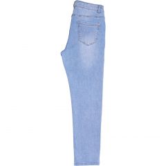 Nadrág M. Sara Denim 5920 Super Straight Light Blue Stretch Denim