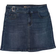 Szoknya M. Sara Denim 1098 Trendi midi farmerszoknya