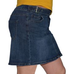 Szoknya M. Sara Denim 1098 Trendi midi farmerszoknya