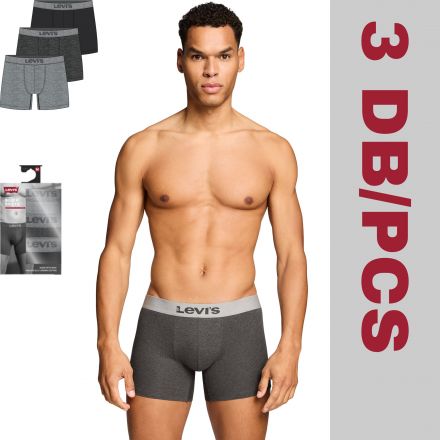 Alsónemű Levi's® Men Mel WB 3xBGLG Boxer Brief Grey Combo 701238000001