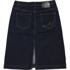 Szoknya M. Sara Denim 2556 Sötétkék klasszikus sztreccs szoknya