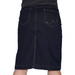 Szoknya M. Sara Denim 2556 Sötétkék klasszikus sztreccs szoknya