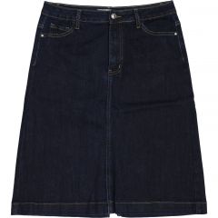 Szoknya M. Sara Denim 2556 Sötétkék klasszikus sztreccs szoknya