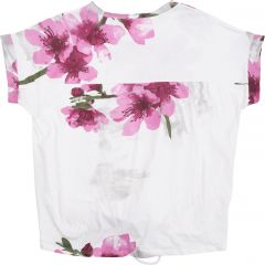 Póló •MONDAY••Italy• 1172 Good Morning bordó virágmintás női póló