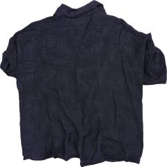 Ing •MONDAY••Italy• 6883 Anyagában mintás organikus pamut sötétkék ing