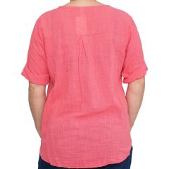 Póló •MONDAY••Italy• 40149 We know pamut piros női póló