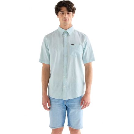 Ing Wrangler® Ss 1 PKT Shirt Forget Me Not 112378046