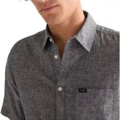 Ing Wrangler® Ss 1 PKT Shirt Mid Grey 112378044