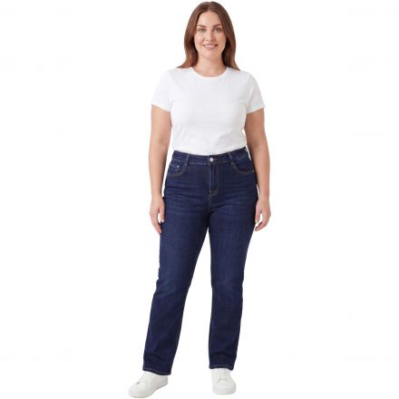Nadrág M. Sara Denim 6996 Klasszikus sötétkék sztreccs farmernadrág