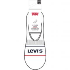 Zokni Levi's® Low Rise Sport White Invisible Footie Socks 2 Pack 701203953008