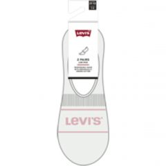 Zokni Levi's® Low Rise Sport Off White Invisible Footie Socks 2 Pack 701219508022