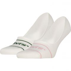 Zokni Levi's® Low Rise Sport Off White Invisible Footie Socks 2 Pack 701219508022