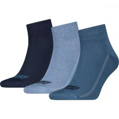 Zokni Levi's® Quarter Socks 3x Navy Pack 701224673015