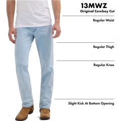 Nadrág Wrangler® 13MWZ Original Cowboy Cut® Non-Elastic Dark Stone 112358499