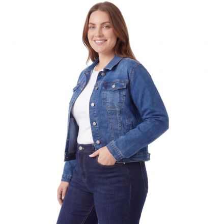 Dzseki Re-Dress® Fashion Jeans 1128 Napoli Mid Blue Stretch Jacket Dzseki Re-Dress® Fashion Jeans 1128 Napoli Mid Blue Stretch Jacket