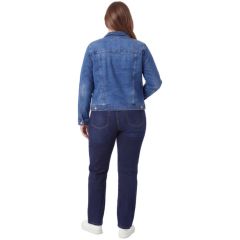 Dzseki Re-Dress® Fashion Jeans 1128 Napoli Mid Blue Stretch Jacket