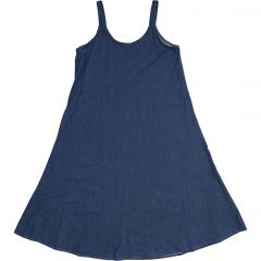 Ruha •MONDAY••Italy• 136 Deep Blue Stretch Denim Dress