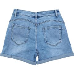 Rövidnadrág Moon Girl 3133 Buggy Super Stretch Denim Short Light Blus Rövidnadrág Moon Girl 3133 Buggy Super Stretch Denim Short Light Blus
