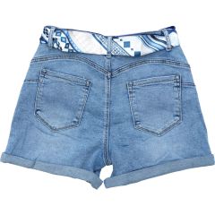 Rövidnadrág Moon Girl 3133 Buggy Super Stretch Denim Short Light Blus Rövidnadrág Moon Girl 3133 Buggy Super Stretch Denim Short Light Blus