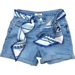 Rövidnadrág Moon Girl 3133 Buggy Super Stretch Denim Short Light Blus Rövidnadrág Moon Girl 3133 Buggy Super Stretch Denim Short Light Blus