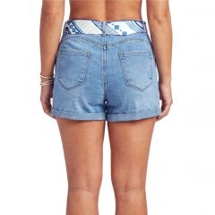 Rövidnadrág Moon Girl 3133 Buggy Super Stretch Denim Short Light Blus Rövidnadrág Moon Girl 3133 Buggy Super Stretch Denim Short Light Blus