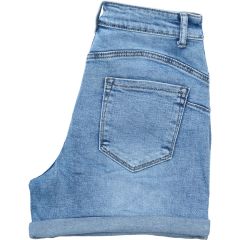 Rövidnadrág Moon Girl 3133 Buggy Super Stretch Denim Short Light Blus Rövidnadrág Moon Girl 3133 Buggy Super Stretch Denim Short Light Blus