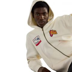 Pulóver Wrangler® Bright White Vintage Graphic Zip Hoodie 112387047