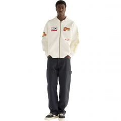 Pulóver Wrangler® Bright White Vintage Graphic Zip Hoodie 112387047