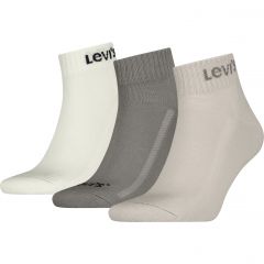 Zokni Levi's® Uni Mid Cut Orange Tab 3xEGB Pack 701239474005