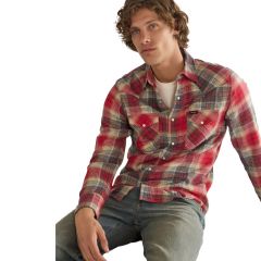 Ing Wrangler® Western Shirt Chilli Pepper 112386899