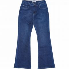 Nadrág M. Sara Denim 3173 Flare Super Stretch Dark Blue Nadrág M. Sara Denim 3173 Flare Super Stretch Dark Blue