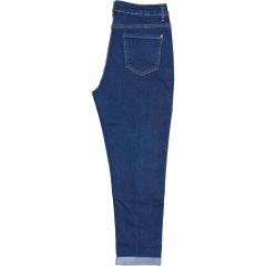 Nadrág M. Sara Denim 1506 Mom Dark Blue Stretch