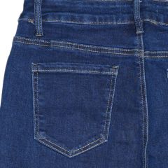 Nadrág M. Sara Denim 1506 Mom Dark Blue Stretch