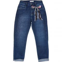Nadrág M. Sara Denim 1332 Mom Dark Blue Rodeo