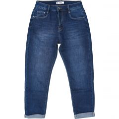 Nadrág M. Sara Denim 1332 Mom Dark Blue Rodeo