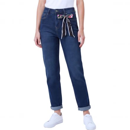 Nadrág M. Sara Denim 1332 Mom Dark Blue Rodeo