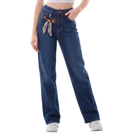 Nadrág M. Sara Denim 5988 Wide Leg Dark Blue Rodeo SuperStretch