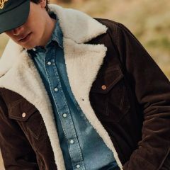 Dzseki Wrangler® Regular Wrange Coat Chocolate Torte 112387067