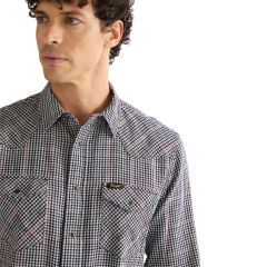 Ing Wrangler® Western Shirt Red Indigo 112387074